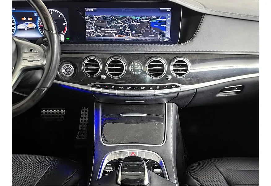 Mercedes-Benz S-Класс S 350 d 9G-Tronic 4Matic длинная база (249 л.с.) Черный в АВИЛОН. Слайд №15