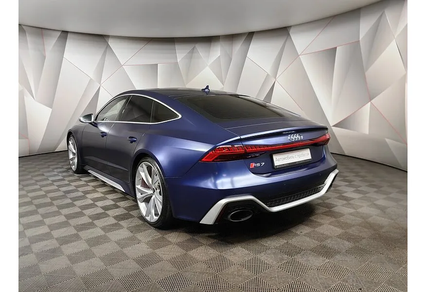Audi RS 7 4.0 TFSI Tiptronic quattro (600 л.с.) Синий в АВИЛОН. Слайд №4