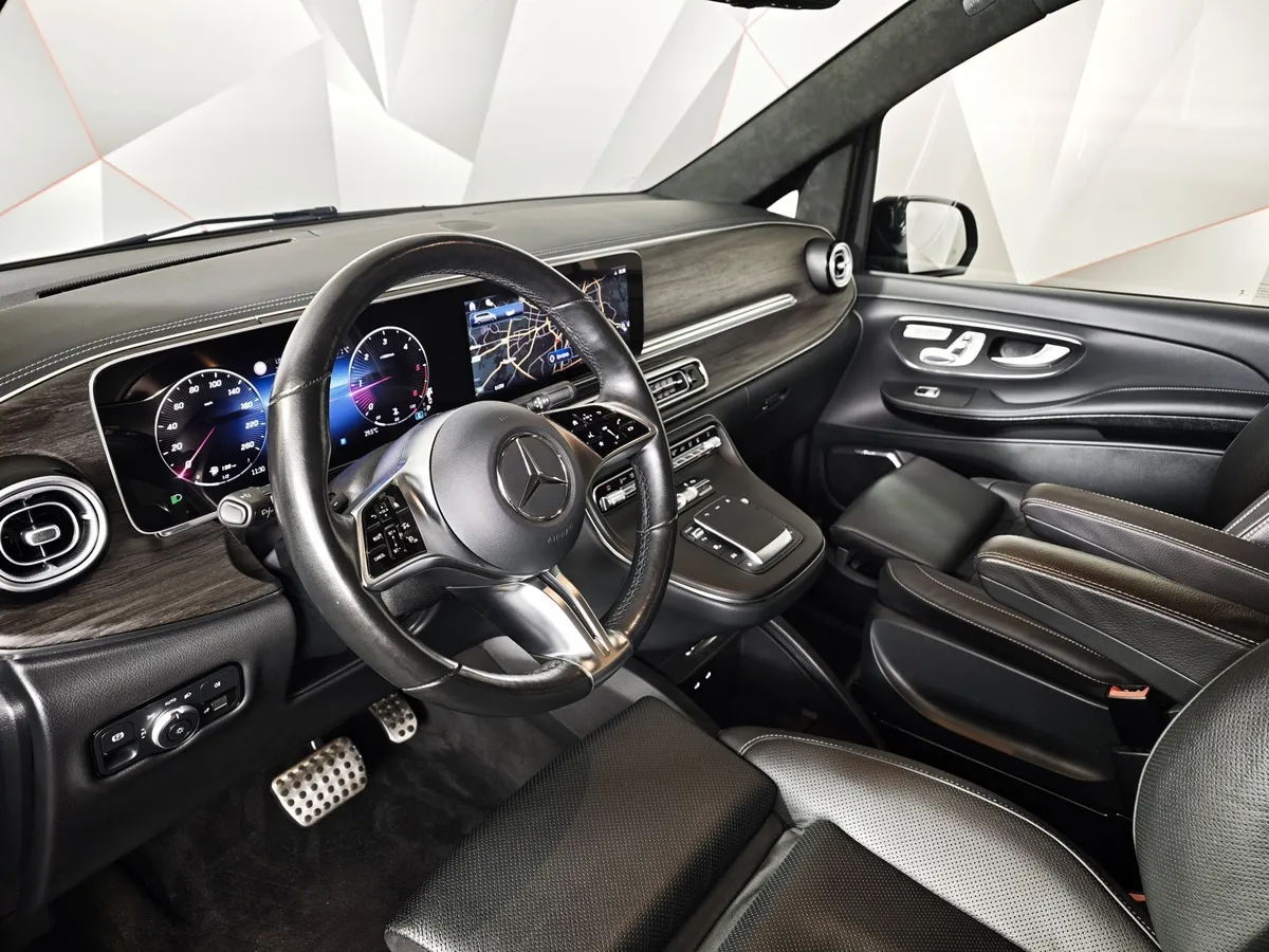 Mercedes-Benz V-Класс V 300 L2 4Matic 9G-Tronic (239 л.с.) Черный в АВИЛОН. Слайд №19