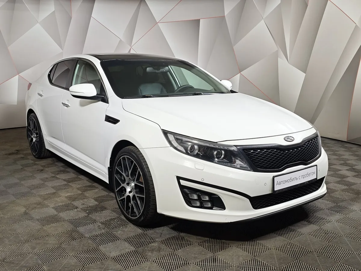 Kia Optima 2.4 AT (180 л.с.) Comfort Белый в АВИЛОН. Слайд №3
