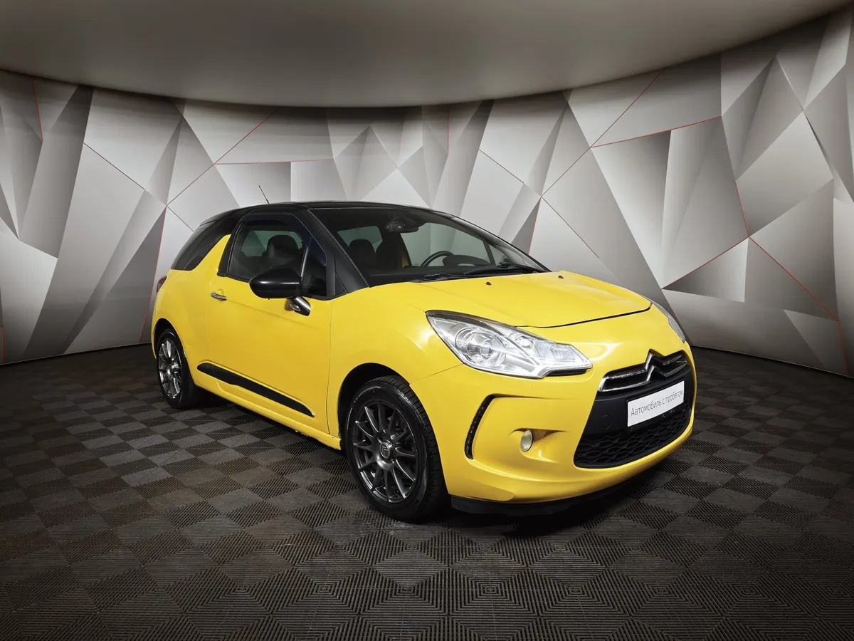 Citroen DS3 1.6 VTi AT (120 л.с.) Желтый в АВИЛОН. Слайд №3