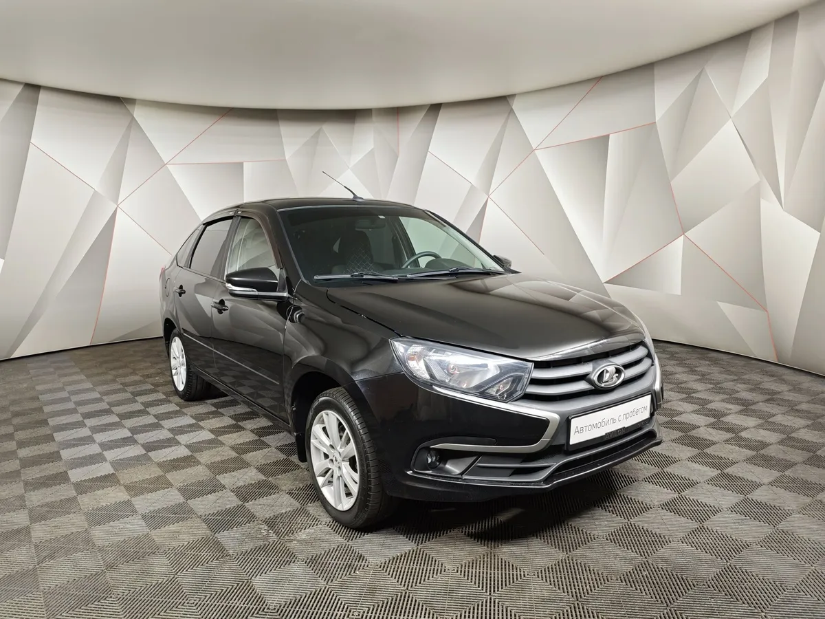 ВАЗ (Lada) Granta 1.6 MT 8кл (87 л.с.) Черный в АВИЛОН. Слайд №3