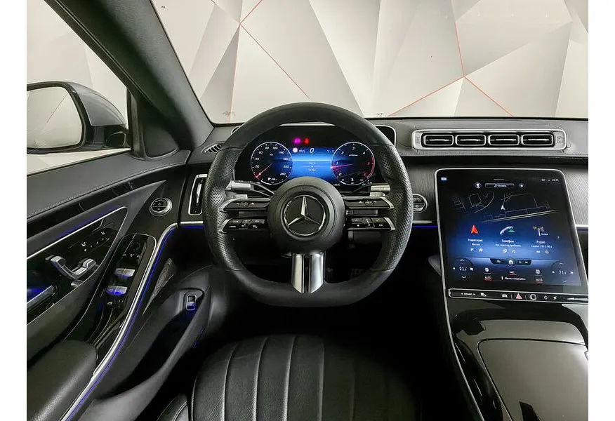 Mercedes-Benz S-Класс S 350 d 9G-Tronic 4Matic (313 л.с.) Серый в АВИЛОН. Слайд №20