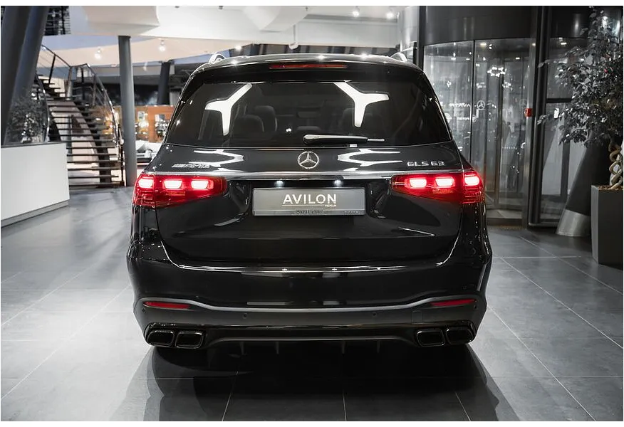 Mercedes-Benz GLS 63 4MATIC PLUS 9G-TRONIC (612 л.с.) Черный в АВИЛОН. Слайд №3