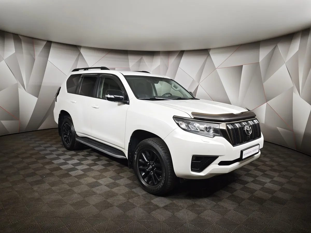 Toyota Land Cruiser Prado 2.8D AT AWD (200 л.с.) Black Vision Белый в АВИЛОН. Слайд №3