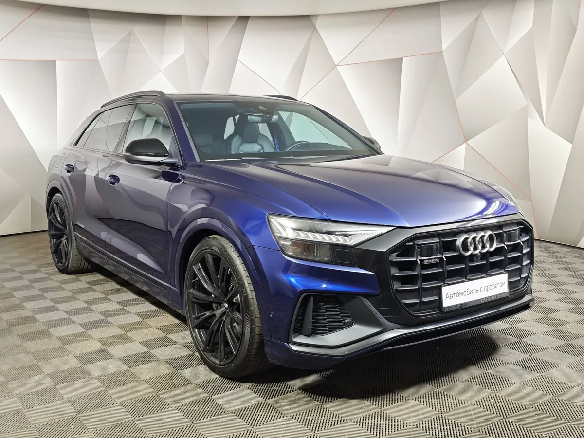 Audi Q8 45 TDI Tiptronic quattro (249 л.с.) Синий в АВИЛОН. Слайд №3