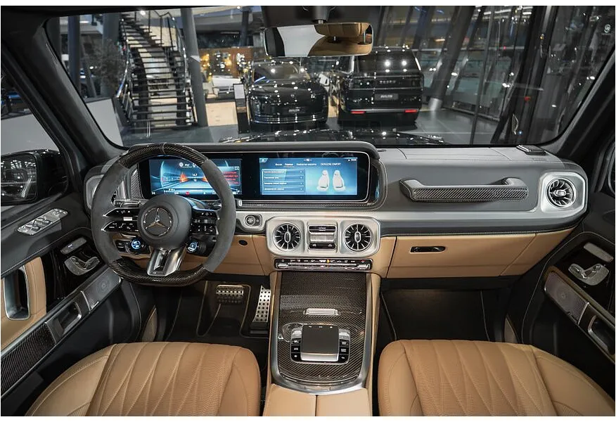 Mercedes-Benz G-Класс G 63 AMG Speedshift 4Matic (585 л.с.) Черный в АВИЛОН. Слайд №10