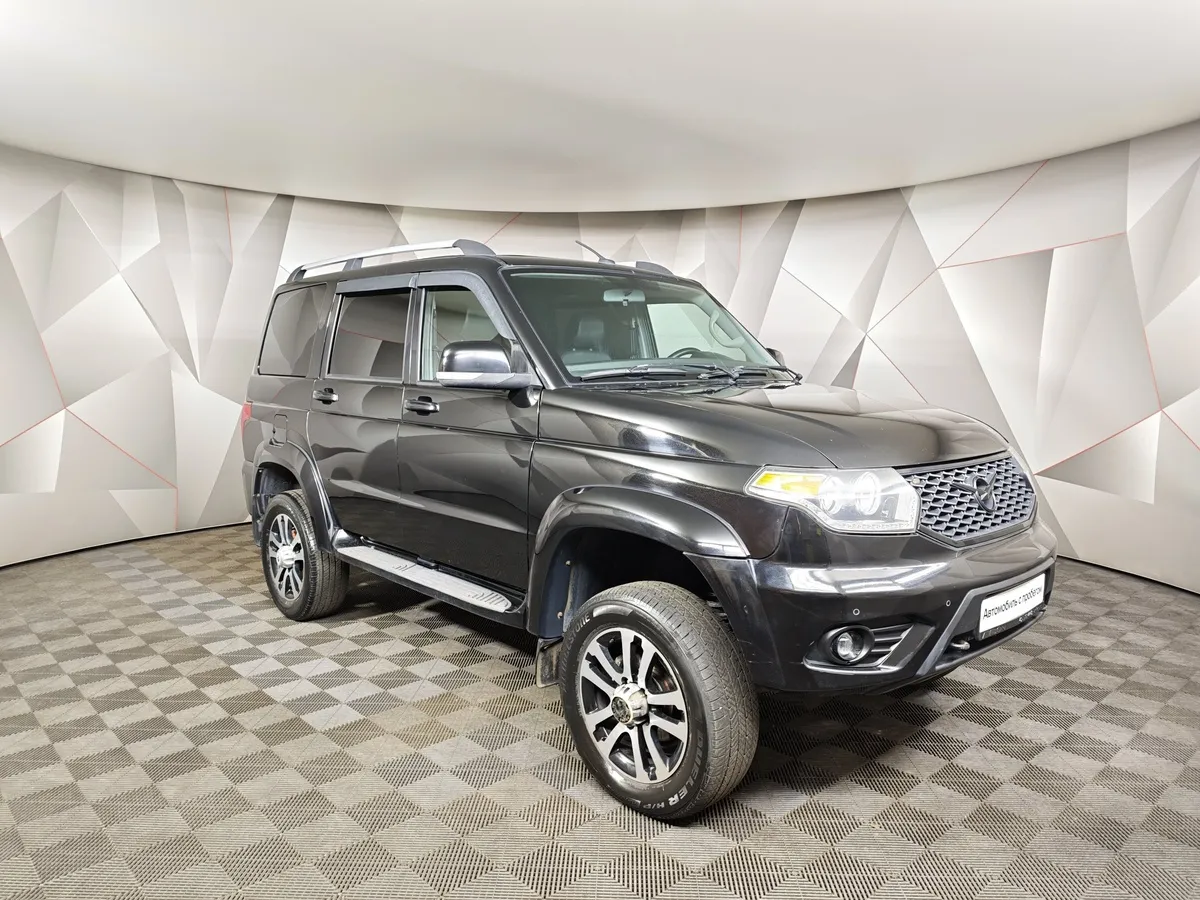 УАЗ Patriot 2.7 AT 4WD (150 л.с.) Оптимум Черный в АВИЛОН. Слайд №3
