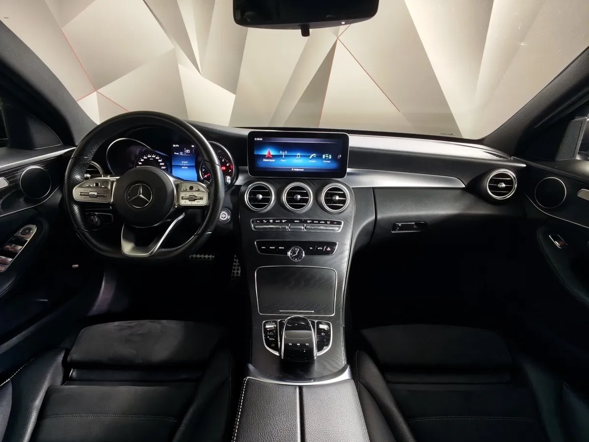 Mercedes-Benz C-Класс C 200 4Matic 9G-Tronic (184 л.с.) Sport Черный в АВИЛОН. Слайд №14