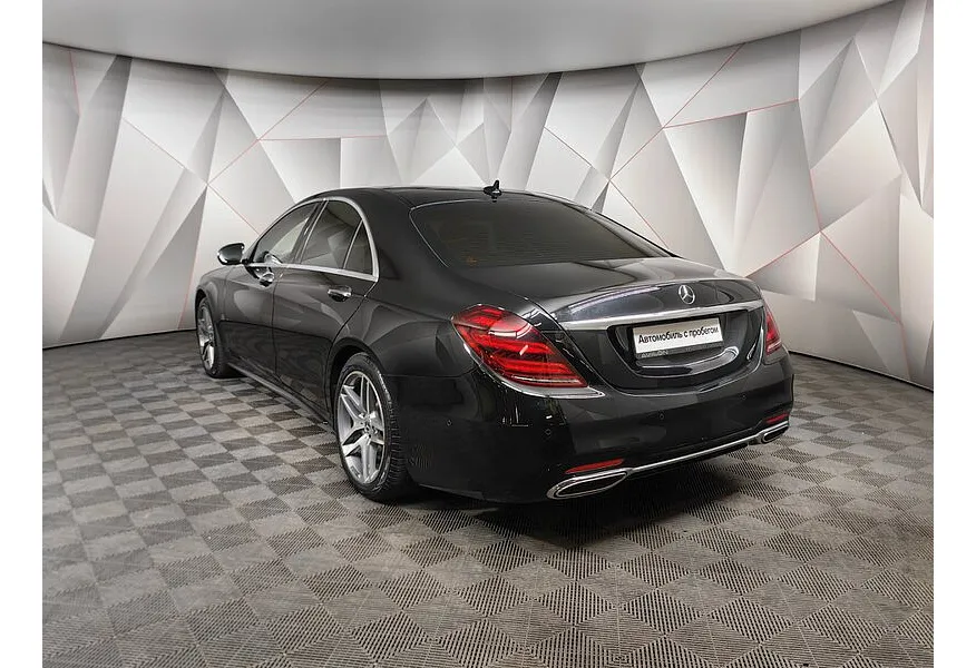 Mercedes-Benz S-Класс S 350 d 9G-Tronic 4Matic длинная база (249 л.с.) Черный в АВИЛОН. Слайд №4