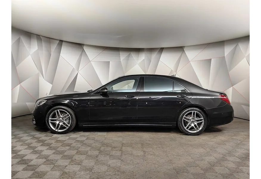 Mercedes-Benz S-Класс S 350 d 9G-Tronic 4Matic длинная база (249 л.с.) Черный в АВИЛОН. Слайд №5