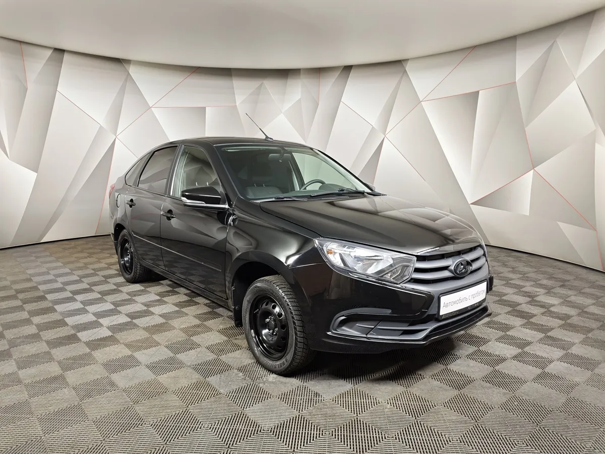 ВАЗ (Lada) Granta 1.6 MT 16кл (106 л.с.) Черный в АВИЛОН. Слайд №3
