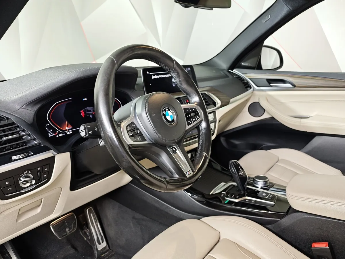 BMW X3 xDrive30d AT (249 л.с.) M Sport Серый в АВИЛОН. Слайд №12