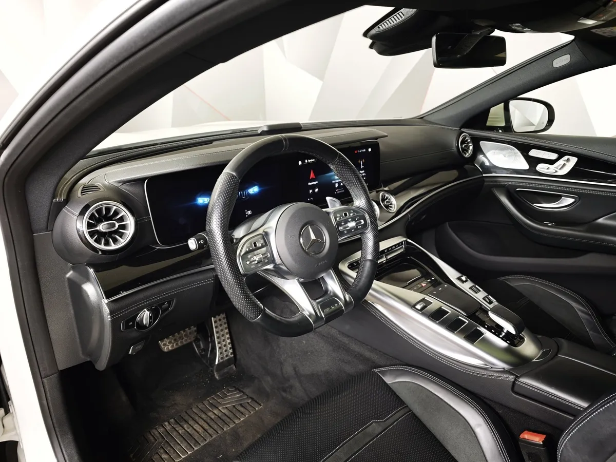 Mercedes-Benz AMG GT 43 4MATIC SPEEDSHIFT TCT 9G (367 л.с.) Особая серия Белый в АВИЛОН. Слайд №19