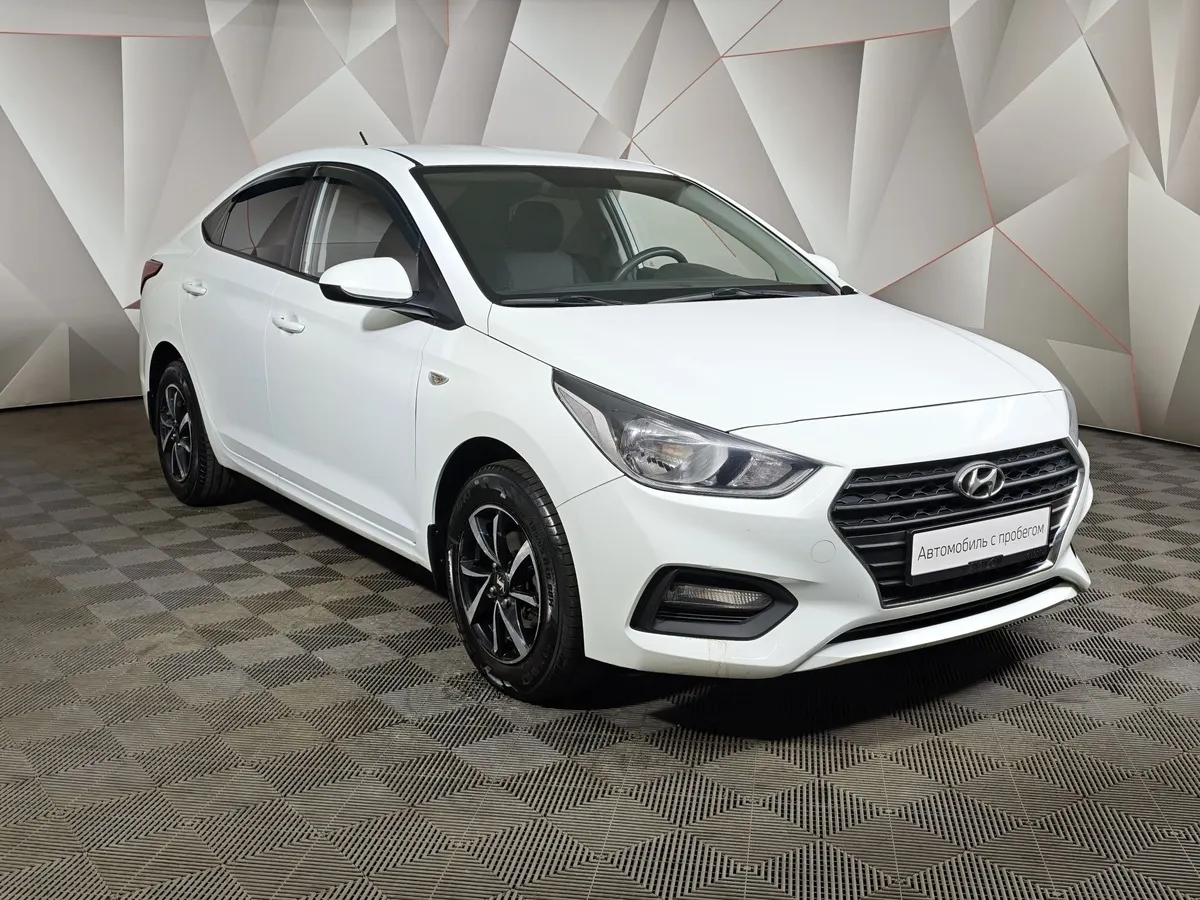 Hyundai Solaris 1.4 AT (107 л.с.) Active Белый в АВИЛОН. Слайд №3