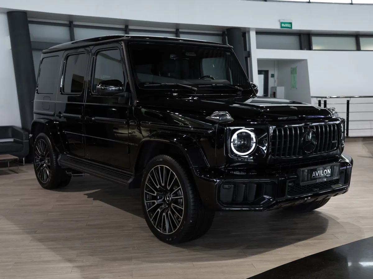 Mercedes-Benz G-Класс G 63 AMG Speedshift 4Matic (585 л.с.) Черный в АВИЛОН. Слайд №2