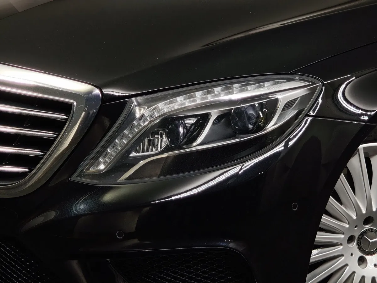 Mercedes-Benz S-Класс S 500 7G-Tronic Plus 4Matic длинная база (455 л.с.) Черный в АВИЛОН. Слайд №10