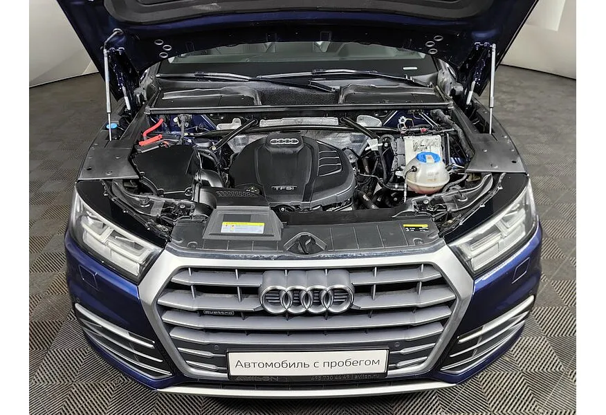 Audi Q5 2.0 TFSI S tronic quattro (249 л.с.) Design Синий в АВИЛОН. Слайд №16