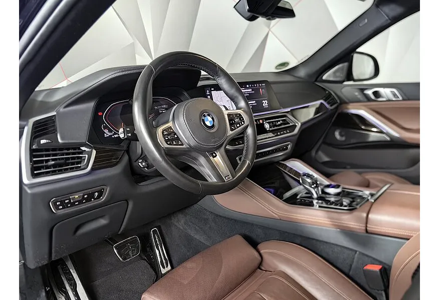 BMW X6 xDrive40d (340 л.с.) M Sport Pro Синий в АВИЛОН. Слайд №12