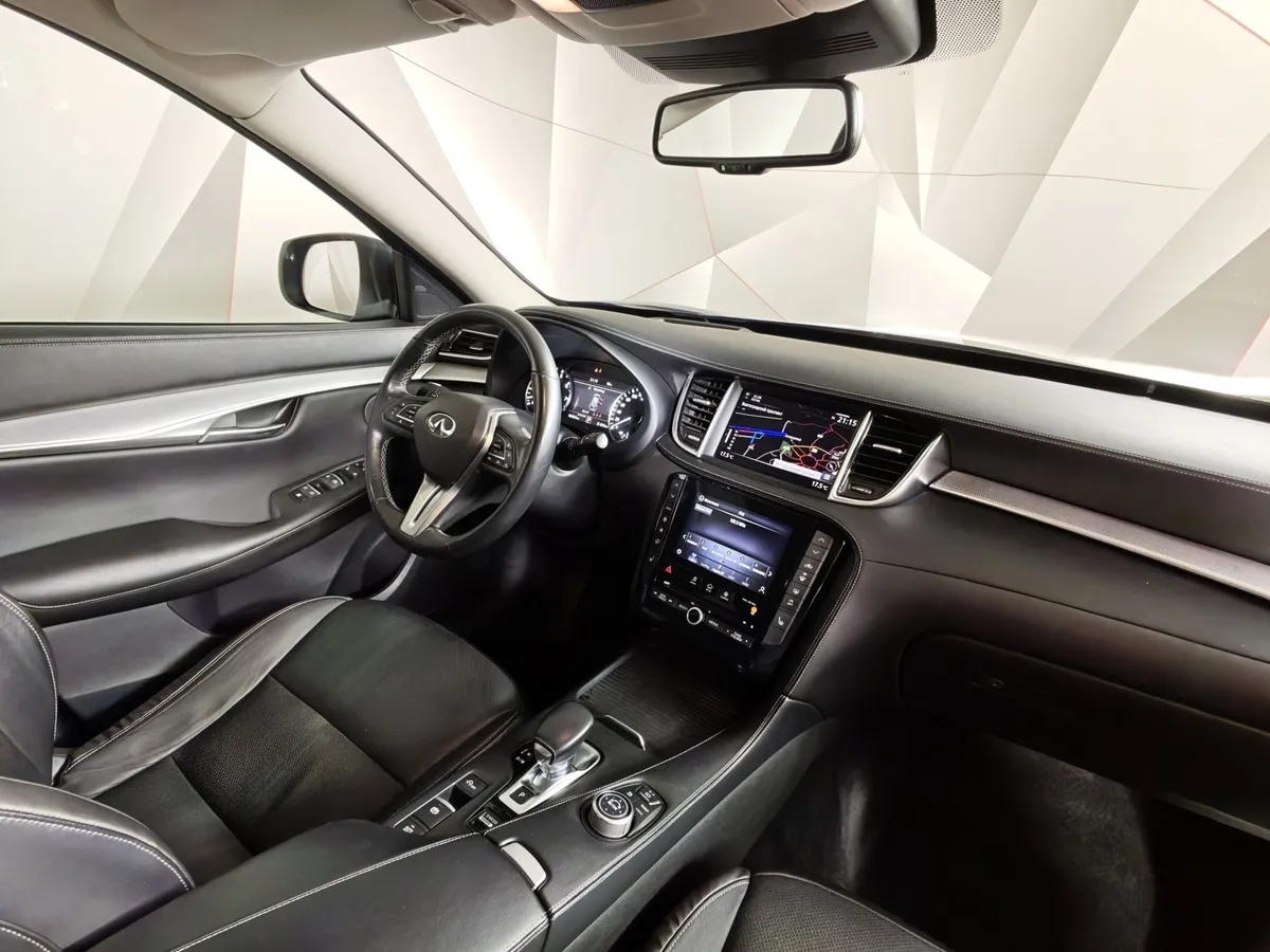 Infiniti QX50 2.0 VC-T CVT AWD (249 л.с.) Черный в АВИЛОН. Слайд №12