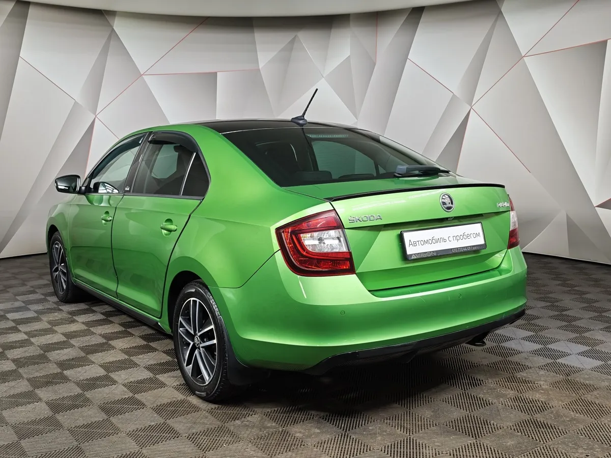 Skoda Rapid 1.4 TSI DSG (125 л.с.) Active Зеленый в АВИЛОН. Слайд №4