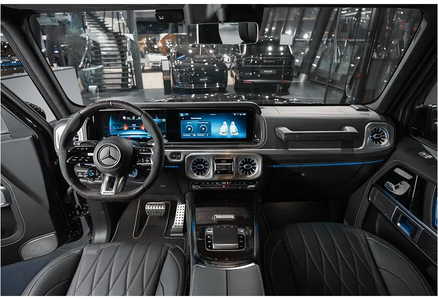 Mercedes-Benz G-Класс G 63 AMG Speedshift 4Matic (585 л.с.) Черный в АВИЛОН. Слайд №4