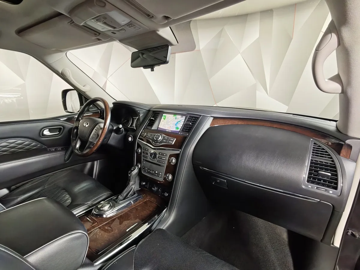 Infiniti QX80 5.6 АТ AWD (405 л.с.) Черный в АВИЛОН. Слайд №13