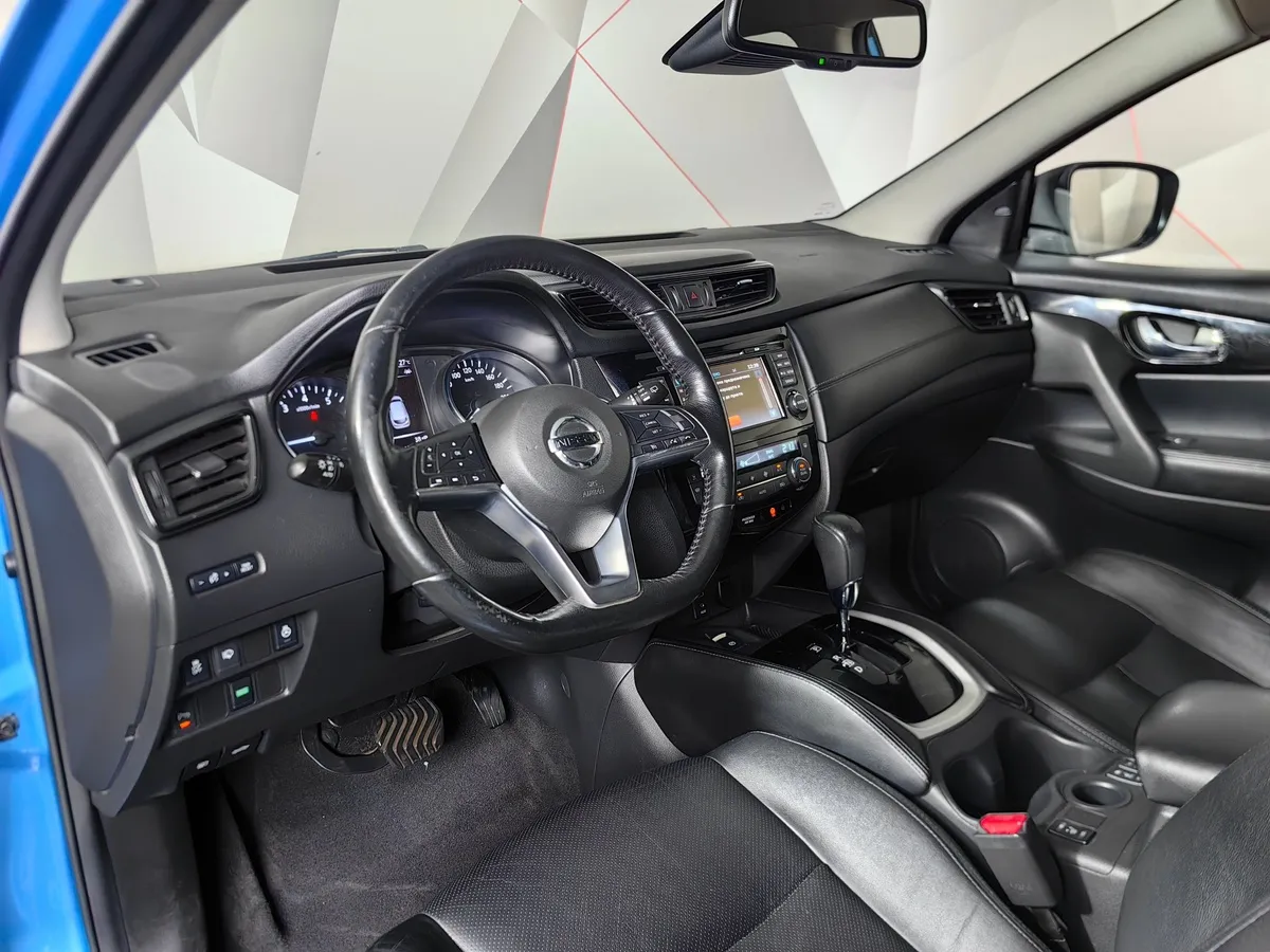 Nissan Qashqai 2.0 CVT (144 л.с.) Голубой в АВИЛОН. Слайд №19