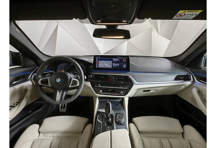BMW 5 серия 520d xDrive Steptronic (190 л.с.) Base (Локальная сборка) Черный в АВИЛОН. Слайд №11