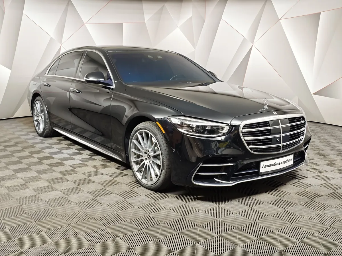 Mercedes-Benz S-Класс S 580 9G-Tronic 4Matic (503 л.с.) Черный в АВИЛОН. Слайд №3
