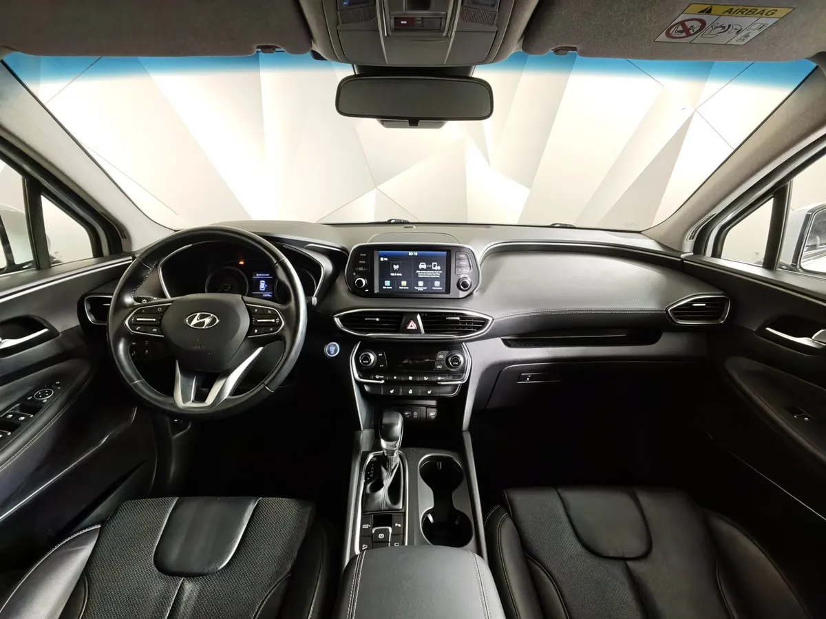 Hyundai Santa Fe 2.4 (188 л.с.) - 6AT Lifestyle + Smart Sense Белый в АВИЛОН. Слайд №14
