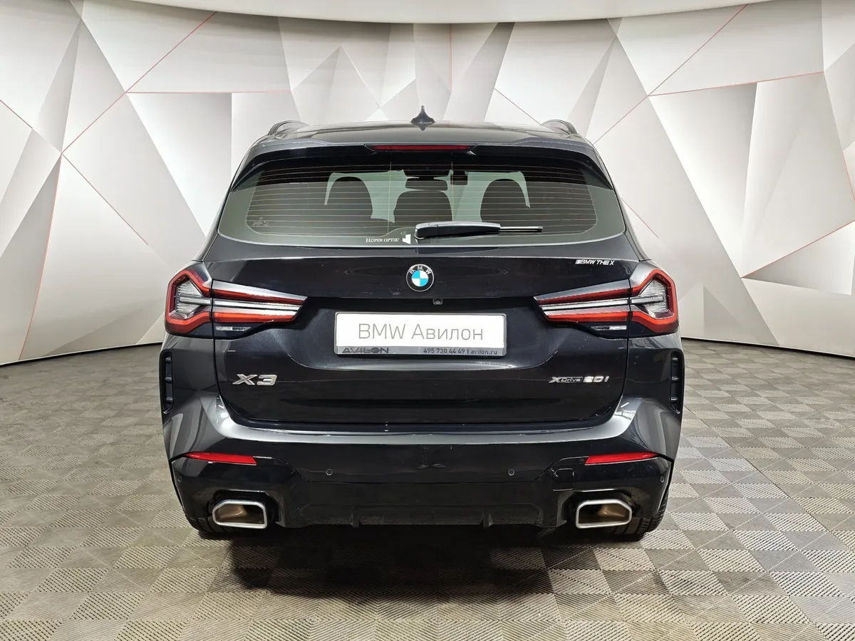 BMW X3 xDrive20i AT (184 л.с.) Черный в АВИЛОН. Слайд №4