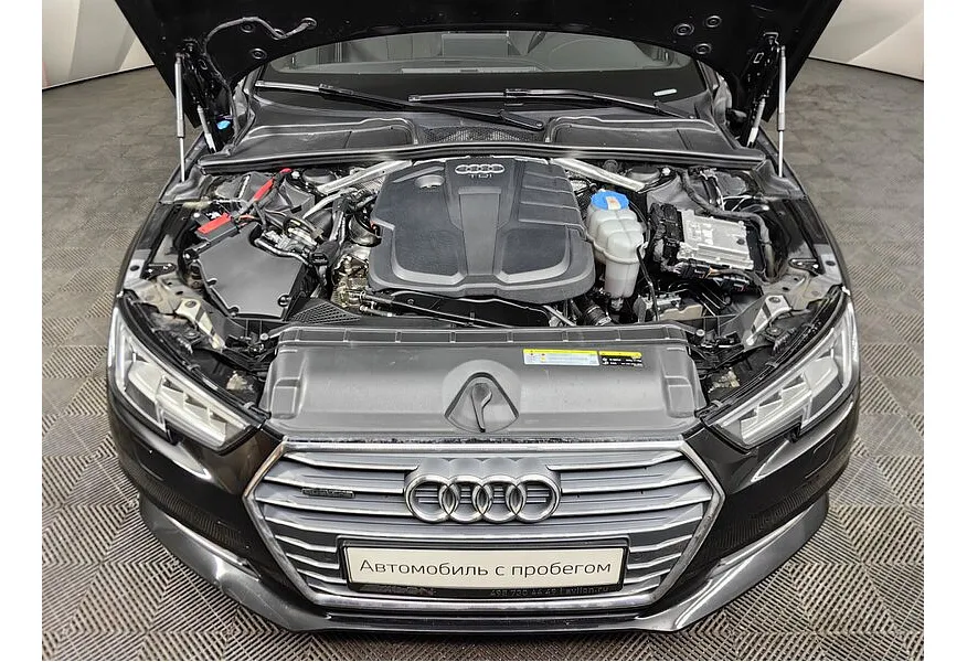Audi A4 2.0 TDI S tronic quattro (190 л.с.) Sport Черный в АВИЛОН. Слайд №10
