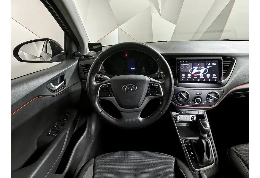 Hyundai Solaris 1.6 AT (123 л.с.) Comfort Черный в АВИЛОН. Слайд №19