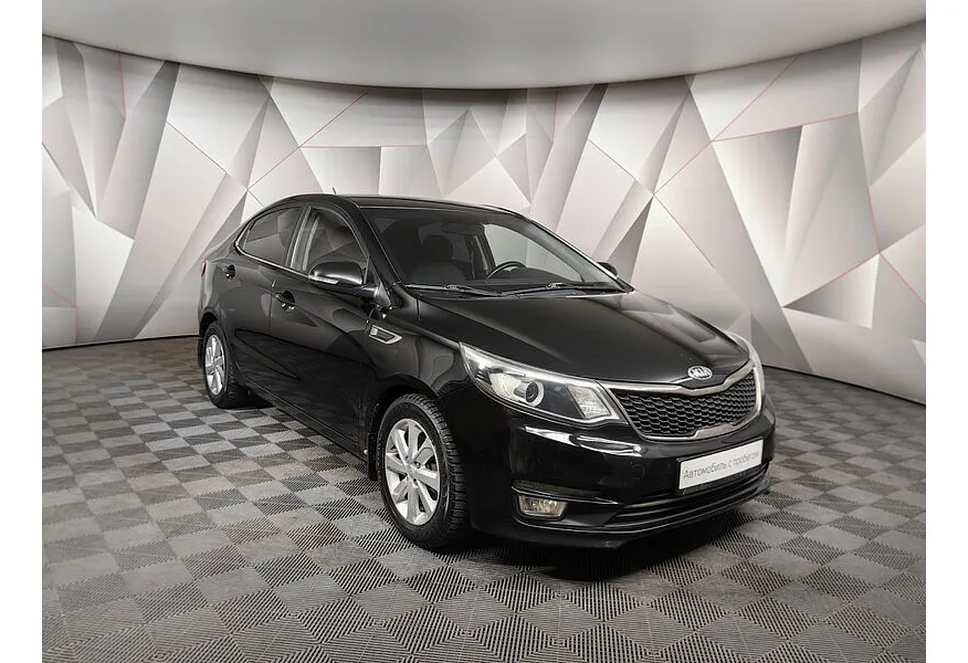 Kia Rio 1.6 AT (123 л.с.) Черный в АВИЛОН. Слайд №3