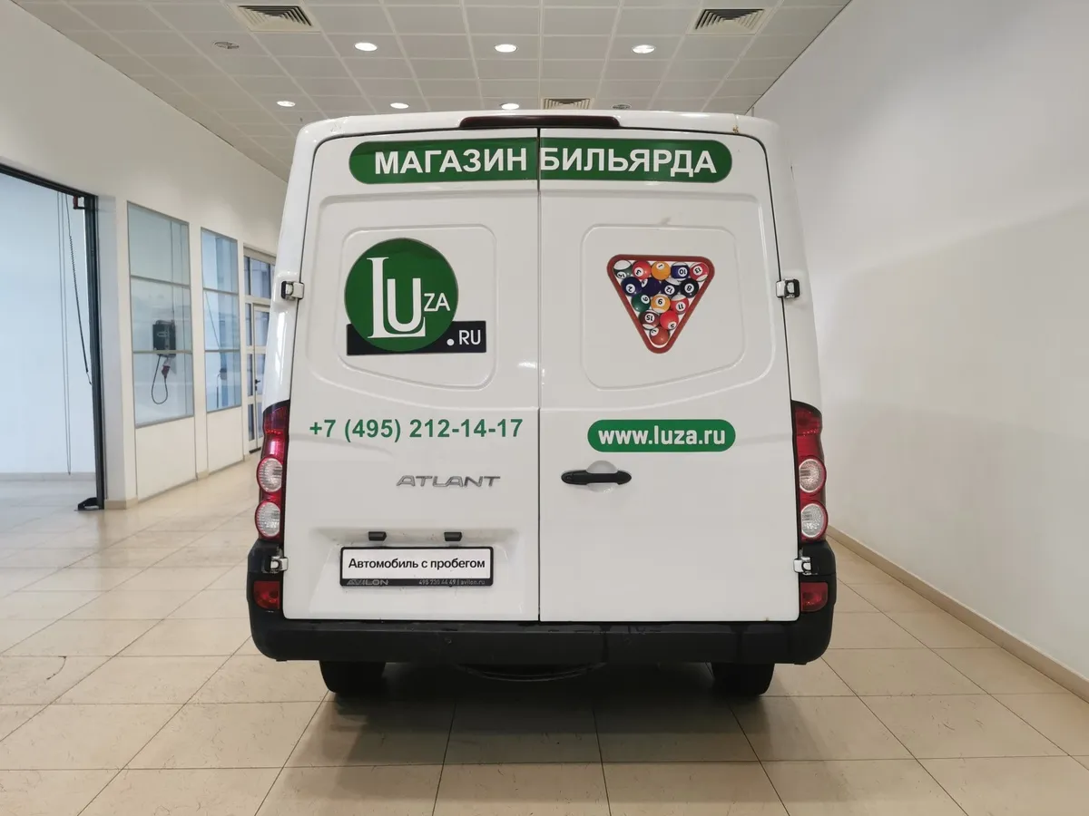 Sollers Atlant VAN 2.7D MT RWD SRW (150 л.с.) L2H1 3.5T Белый в АВИЛОН. Слайд №8