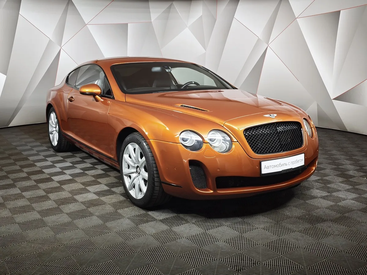 Bentley Continental GT 6.0 AT Twin Turbo (560 л.с.) Оранжевый в АВИЛОН. Слайд №3