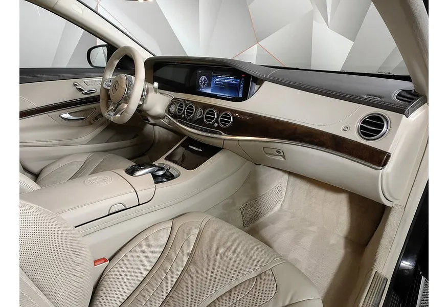 Mercedes-Benz S-Класс S 63 AMG 9G-Tronic 4Matic+ длинная база (612 л.с.) Черный в АВИЛОН. Слайд №13