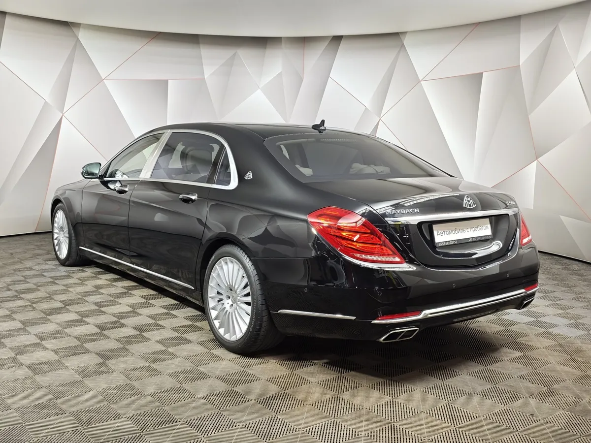 Mercedes-Benz S-Класс S 500 Maybach 9G-TRONIC (455 л.с.) Черный в АВИЛОН. Слайд №4
