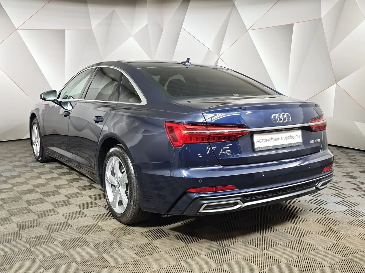 Audi A6 2.0 TFSI S Tronic quattro (252 л.с.) Design Синий в АВИЛОН. Слайд №4