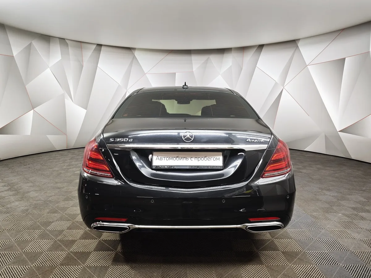 Mercedes-Benz S-Класс S 350 d 9G-Tronic 4Matic длинная база (249 л.с.) Черный в АВИЛОН. Слайд №8