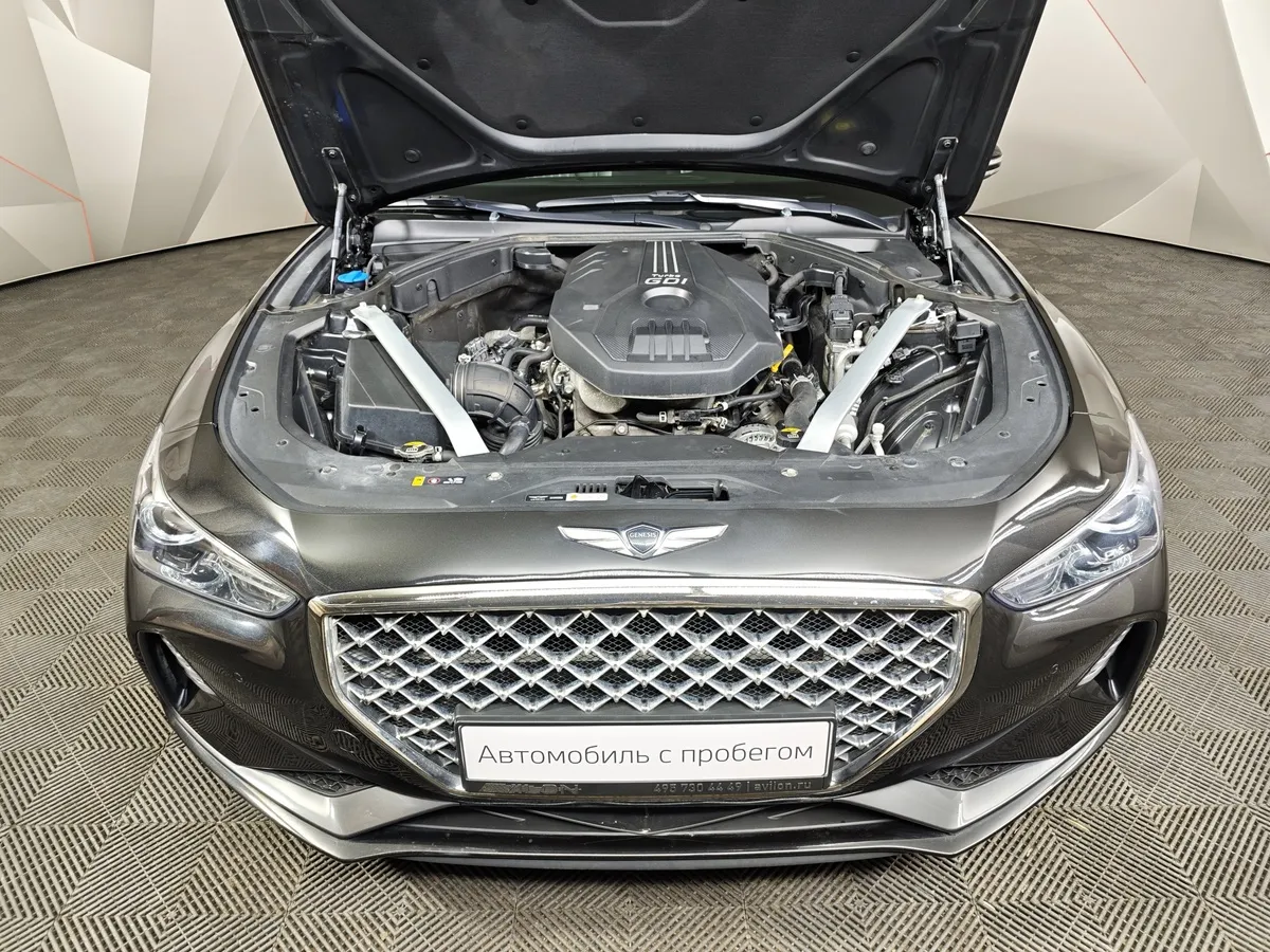 Genesis G70 2.0 T AT AWD (197 л.с.) Supreme + Panorama Черный в АВИЛОН. Слайд №11