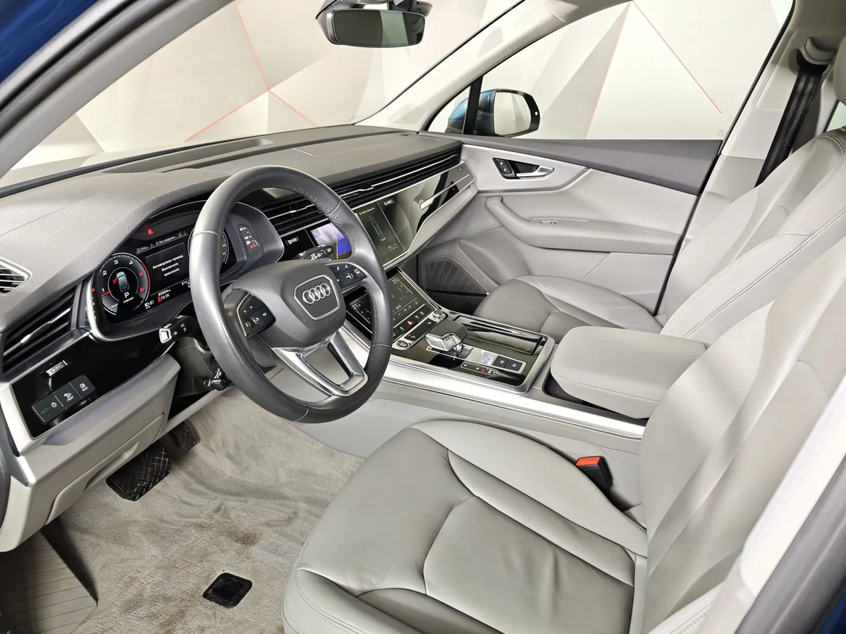 Audi Q7 3.0 TDI Tiptronic quattro (249 л.с.) Sport Синий в АВИЛОН. Слайд №19