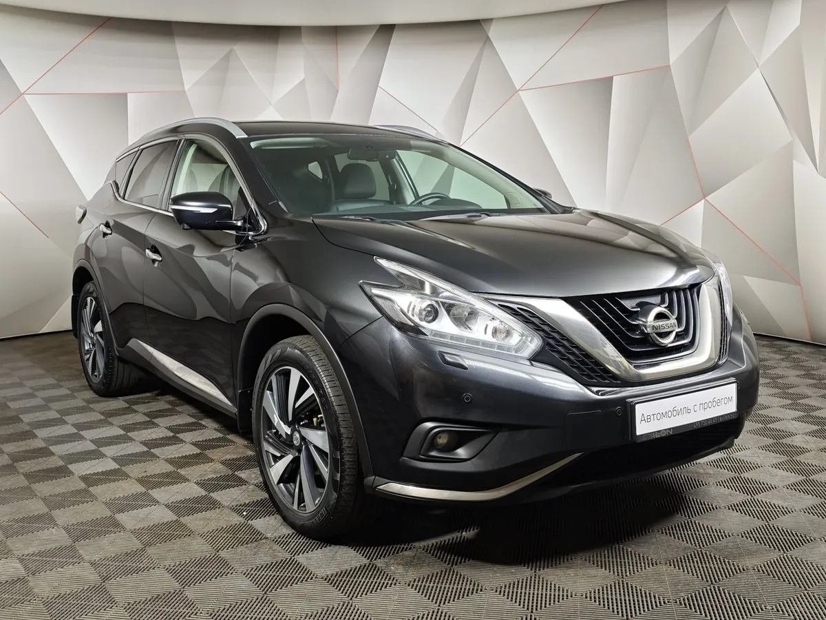 Nissan Murano 3.5 Xtronic AWD (249 л.с.) Черный в АВИЛОН. Слайд №3