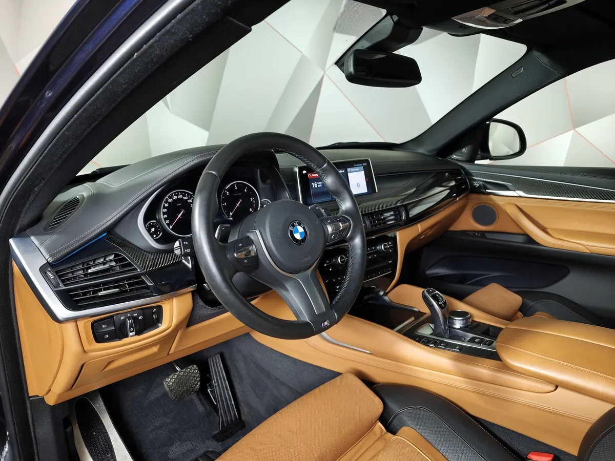 BMW X6 xDrive40d Steptronic (313 л.с.) Черный в АВИЛОН. Слайд №12