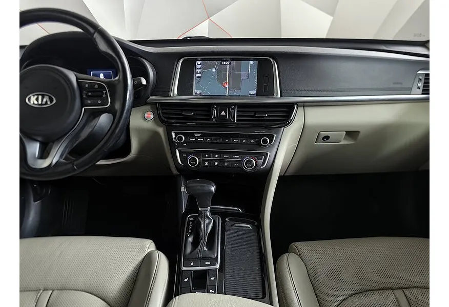 Kia Optima 2.4 GDI AT (188 л.с.) Luxe Коричневый в АВИЛОН. Слайд №14