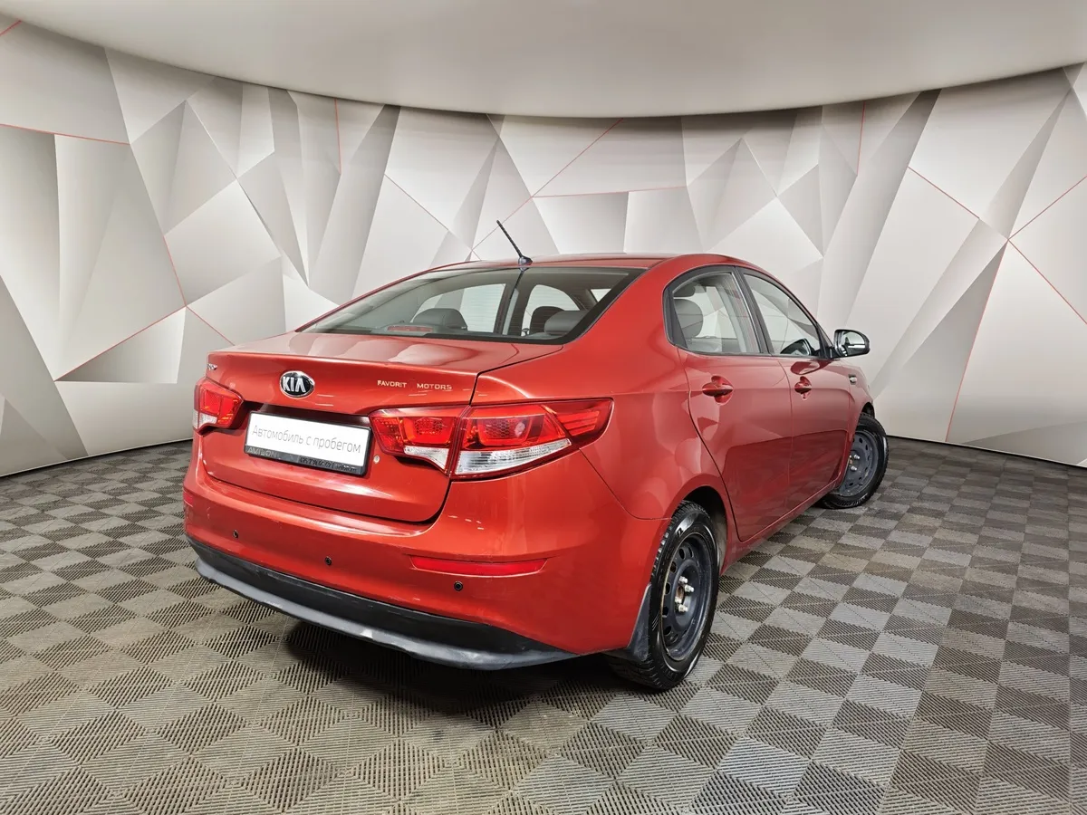 Kia Rio 1.6 AT (123 л.с.) Красный в АВИЛОН. Слайд №2
