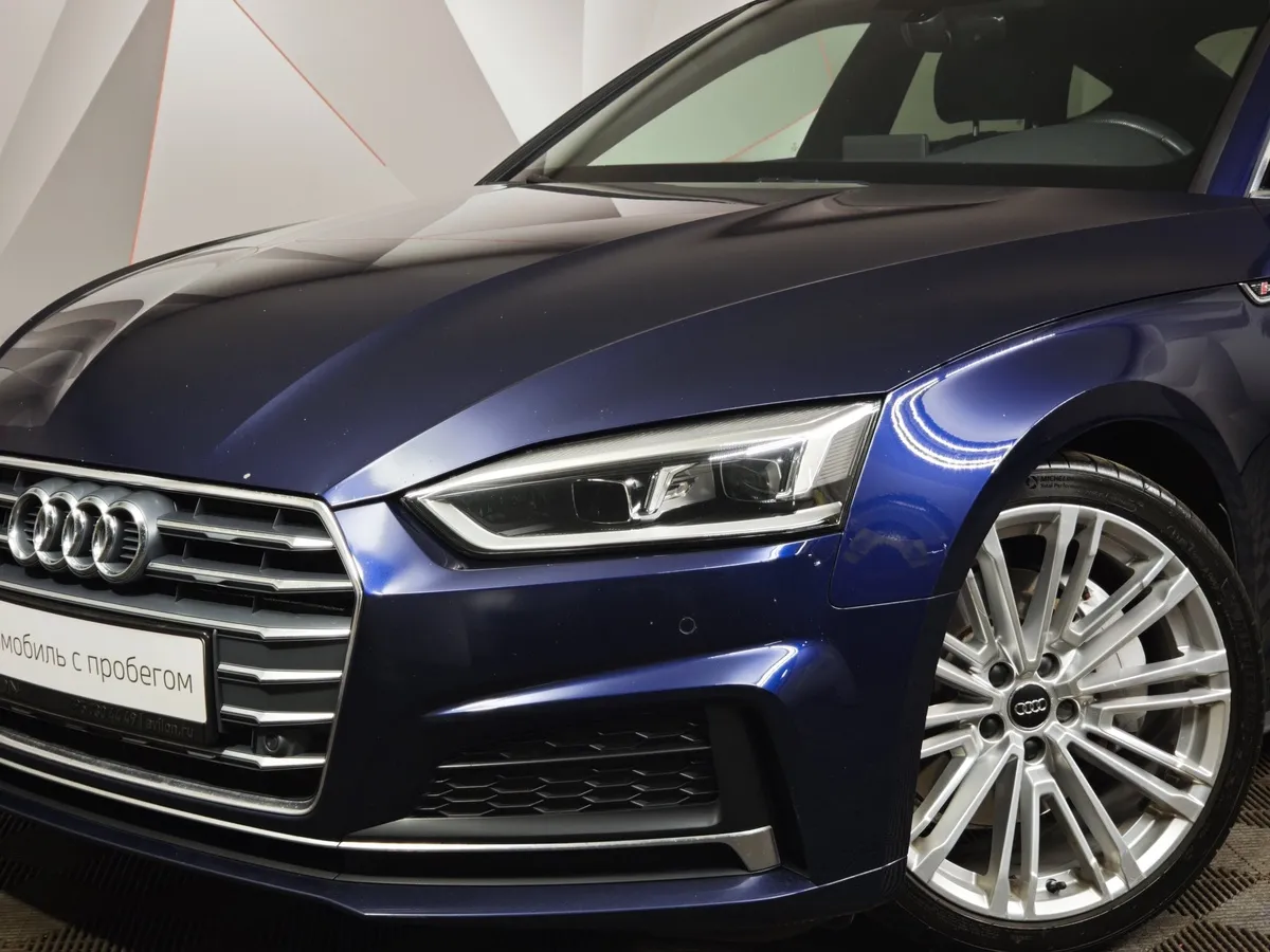 Audi A5 2.0 TFSI S tronic quattro (249 л.с.) Sport Синий в АВИЛОН. Слайд №10