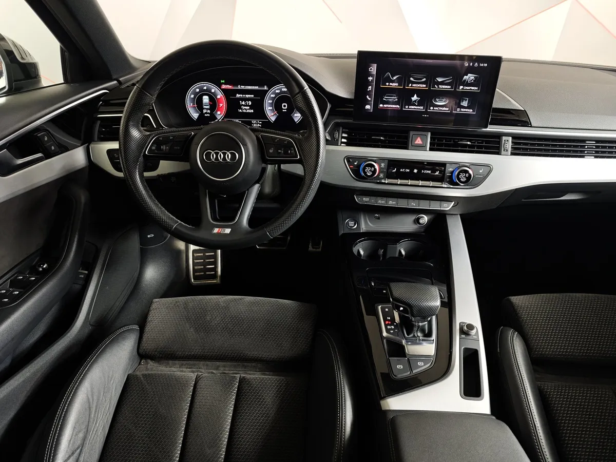 Audi A4 2.0 TFSI S tronic (150 л.с.) Sport Черный в АВИЛОН. Слайд №20