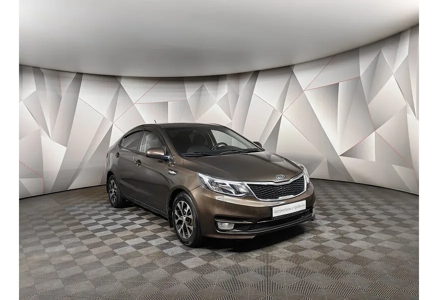 Kia Rio 1.6 AT (123 л.с.) Коричневый в АВИЛОН. Слайд №2